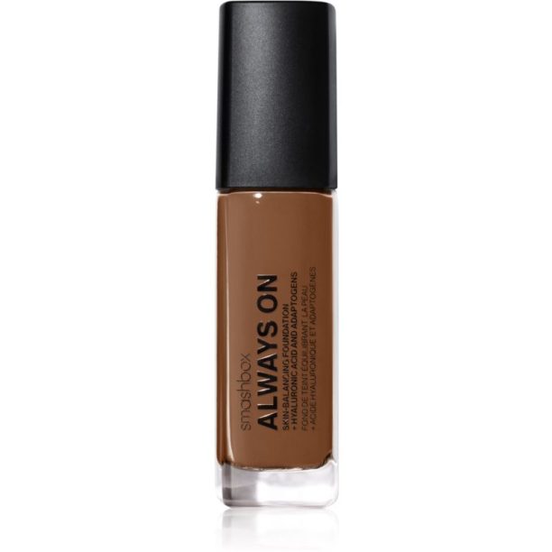 Smashbox Always On Adaptive Foundation дълготраен фон дьо тен цвят T20N - LEVEL-TWO TAN WITH A NEUTRAL UNDERTONE 30 мл. на ниска цена