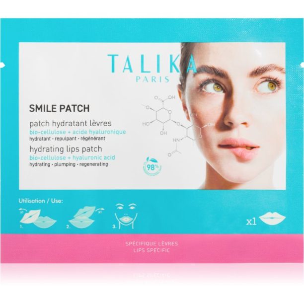 Talika Smile Patch хидратираща маска за устни 1 бр.