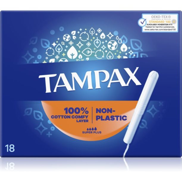 Tampax Super Plus тампони с апликатор 18 бр. на ниска цена