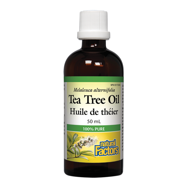 Tea Tree Oil/ Чаено дърво (масло) x 50 ml / 50 дози Natural Factors на ниска цена