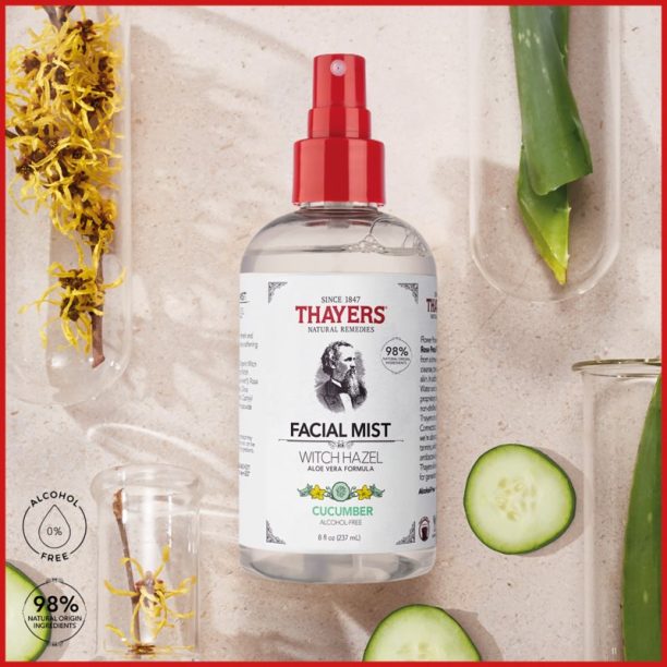 Thayers Cucumber Facial Mist Toner тонизираща мълга за лице без алкохол 237 мл. купи на топ цена