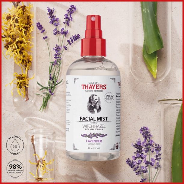 Thayers Lavender Facial Mist Toner тонизираща мълга за лице без алкохол 237 мл. купи на топ цена