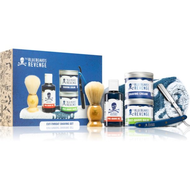 The Bluebeards Revenge Gift Sets Cut-Throat Shaving Kit подаръчен комплект (за зоната на лицето и брадата)