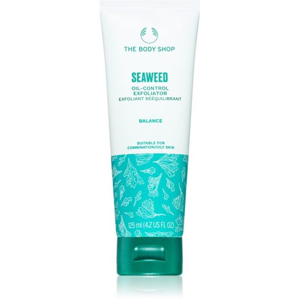 The Body Shop Seaweed Oil-Control Exfoliator деликатен ексфолиращ гел с пилинг ефект 125 мл.