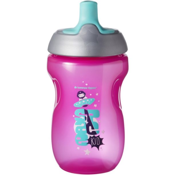 Tommee Tippee Kid Sports спортна бутилка Pink 12m+ 300 мл.