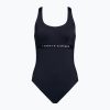 Tommy Hilfiger дамски бански костюм от една част One Piece Cut Out blue