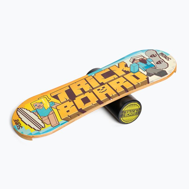 Trickboard Classic Pixel цветна дъска за балансиране с ролка TB-17704