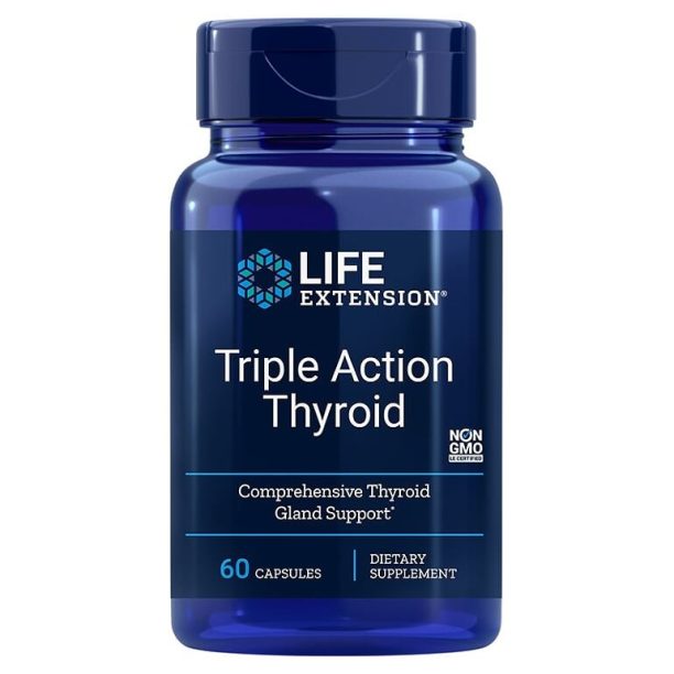 Triple Action Thyroid/ Тироидна подкрепа х 60 капсули Life Extension на ниска цена