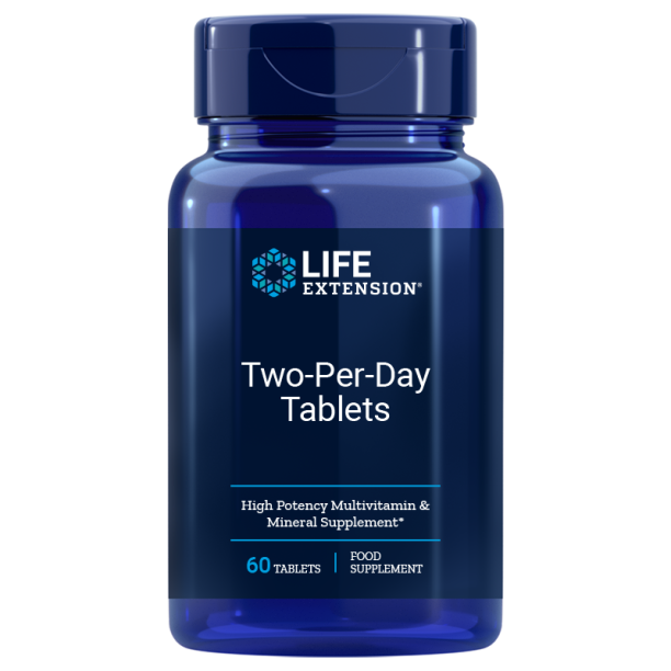 Two-Per-Day Tablets/ Мултивитамини х 60 таблетки Life Extension на ниска цена