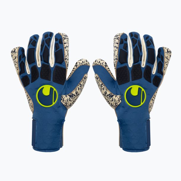 Uhlsport Hyperact Supergrip+ HN синьо-бели вратарски ръкавици 101123201