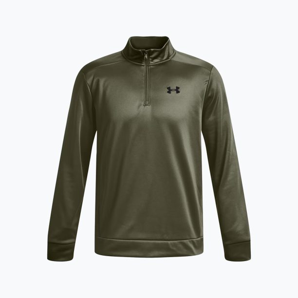 Under Armour Armour Fleece 1/4 Zip green мъжки суитшърт за тренировки 1373358