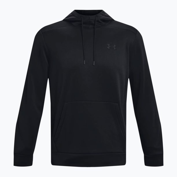 Under Armour Armour Fleece Hoodie мъжки суитшърт за тренировки черен 1373353-001