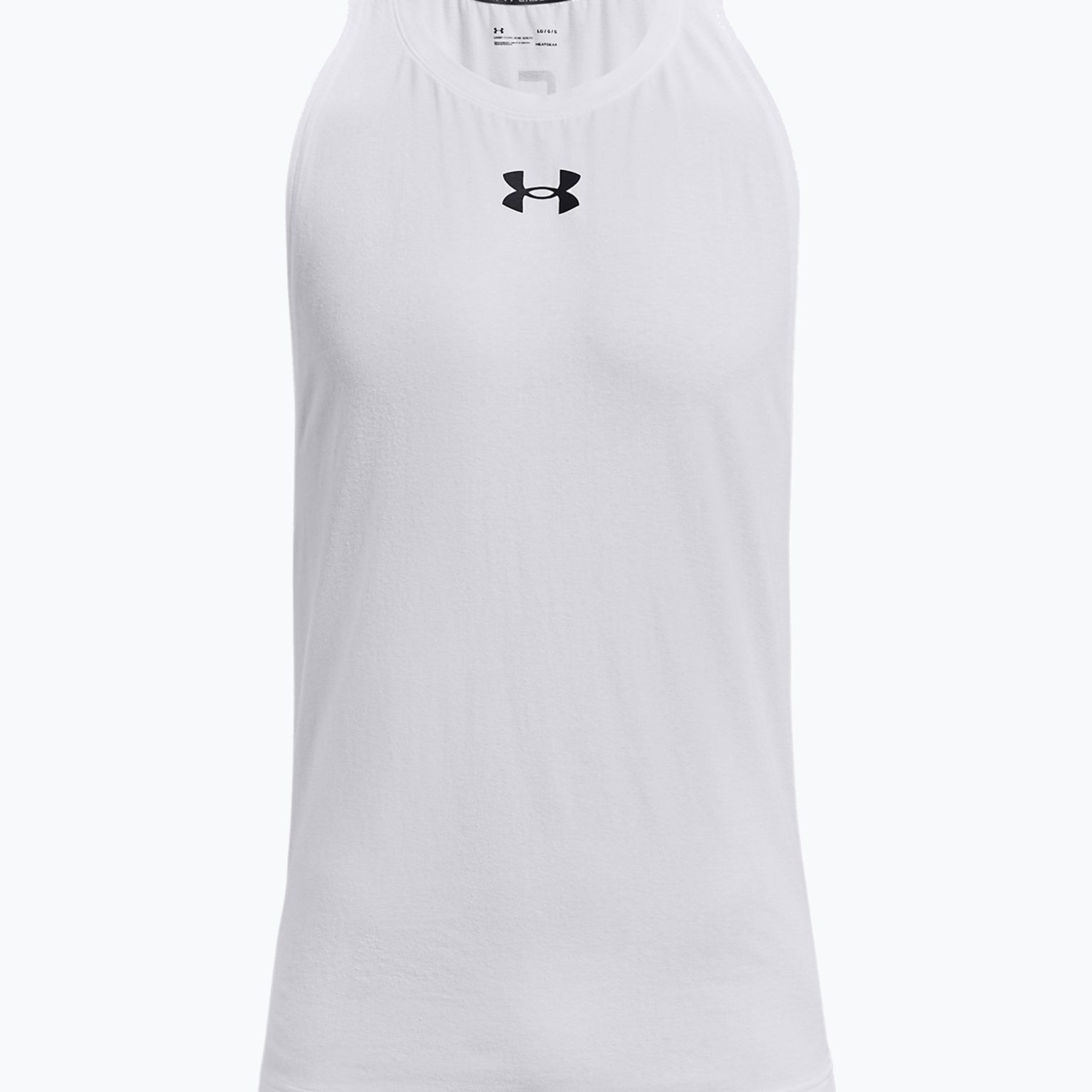 Under Armour Baseline Cotton Tank 100 мъжки баскетболен анцуг бяло и черно UAR-1361901100-100