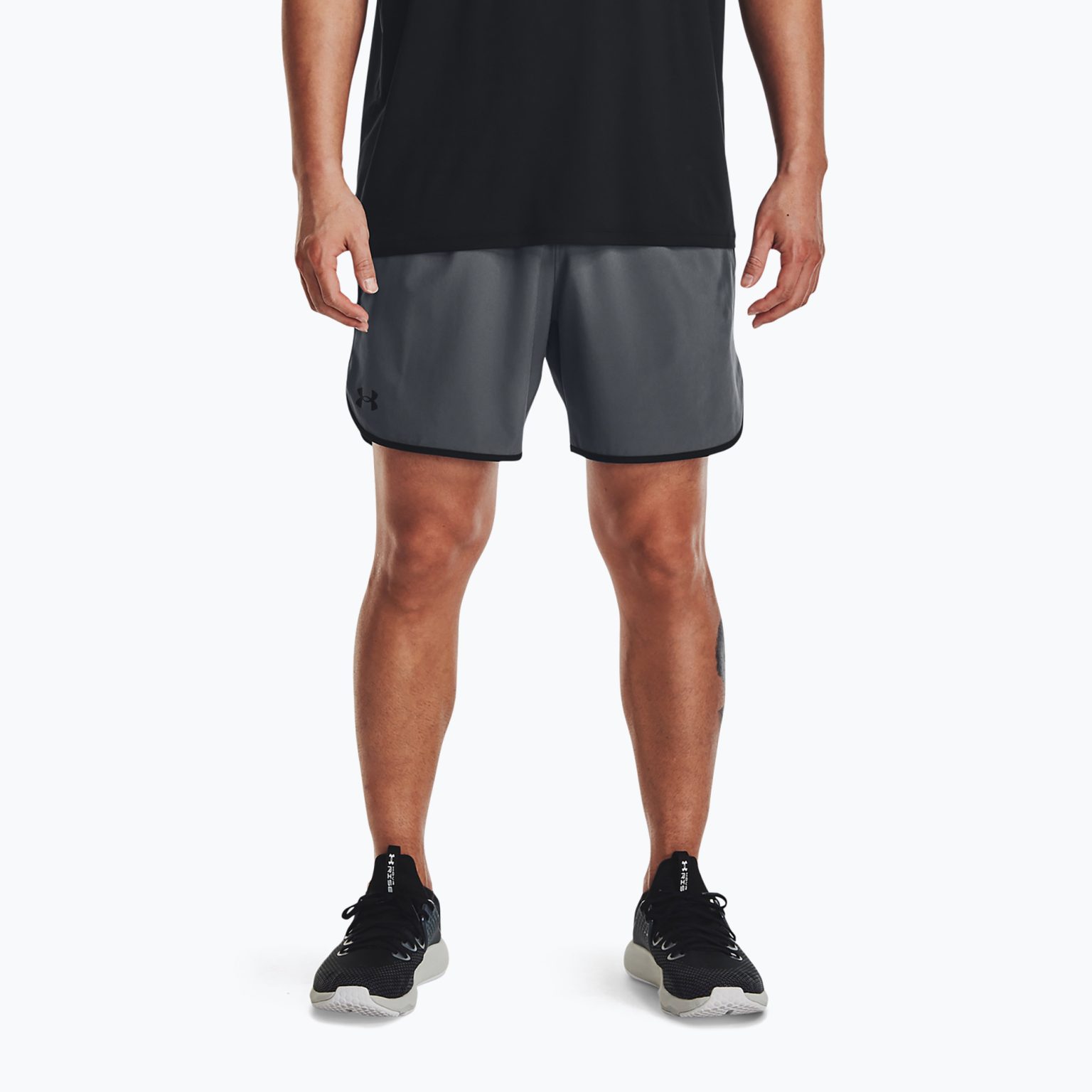 Under Armour Hiit Woven сиви мъжки шорти за тренировка 1377027