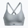 Under Armour Infinity Covered Mid сив фитнес сутиен 1363353-465