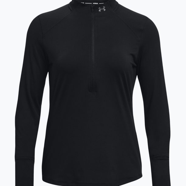 Under Armour Qualifier Run 2.0 Half Zip дамски суитшърт за бягане черен 1365632