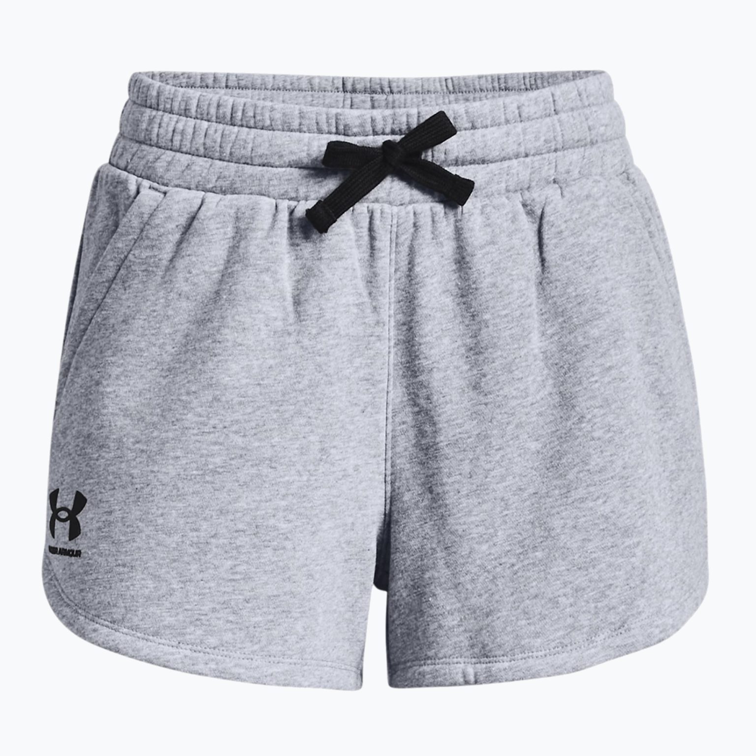 Under Armour Rival Fleece сиви дамски шорти за тренировка 1376257