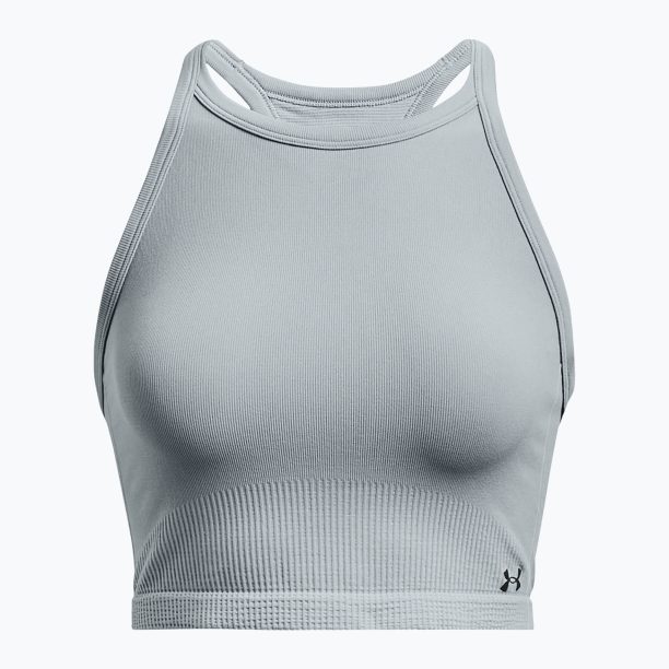 Under Armour Rush безшевен дамски тренировъчен потник син 1377597