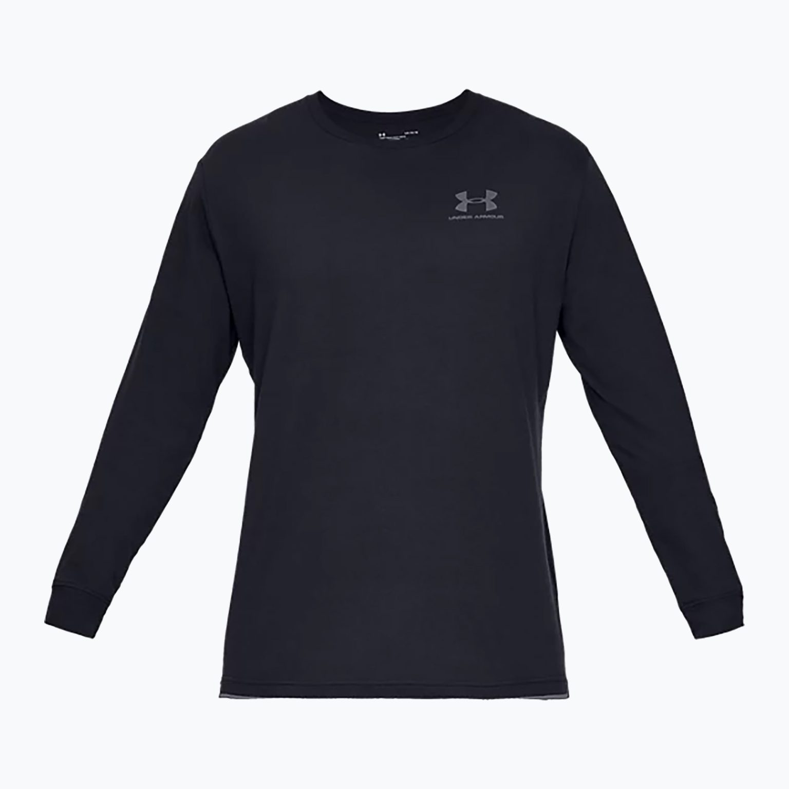 Under Armour Sportstyle Left Chest LS мъжки тренировъчен анцуг с дълъг ръкав черен 1329585