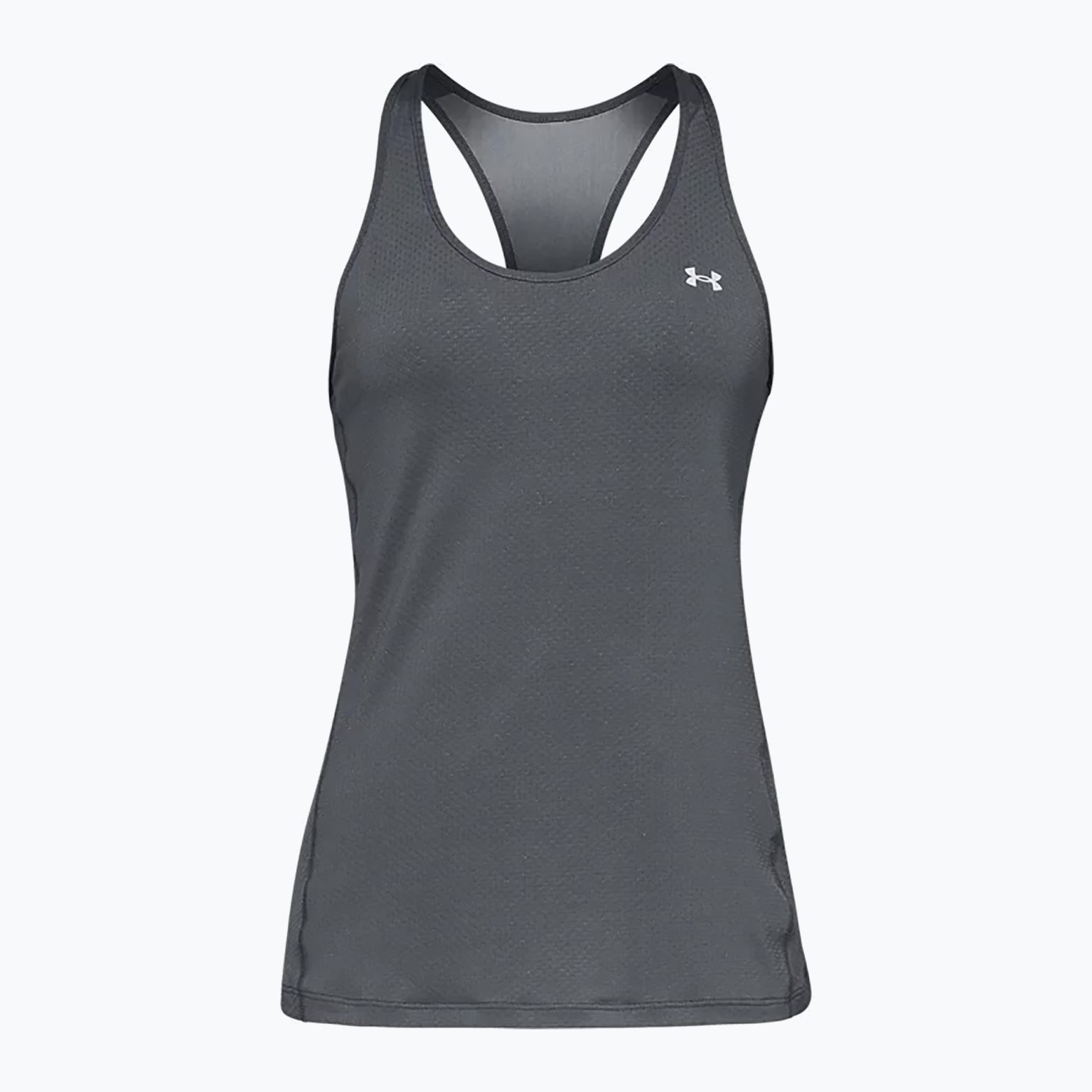 Under Armour дамски потник за тренировка HG Armour Racer Tank сив 1328962-012