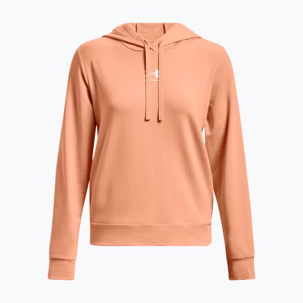 Under Armour дамски суитшърт за тренировки Rival Terry Hoodie orange 1369855