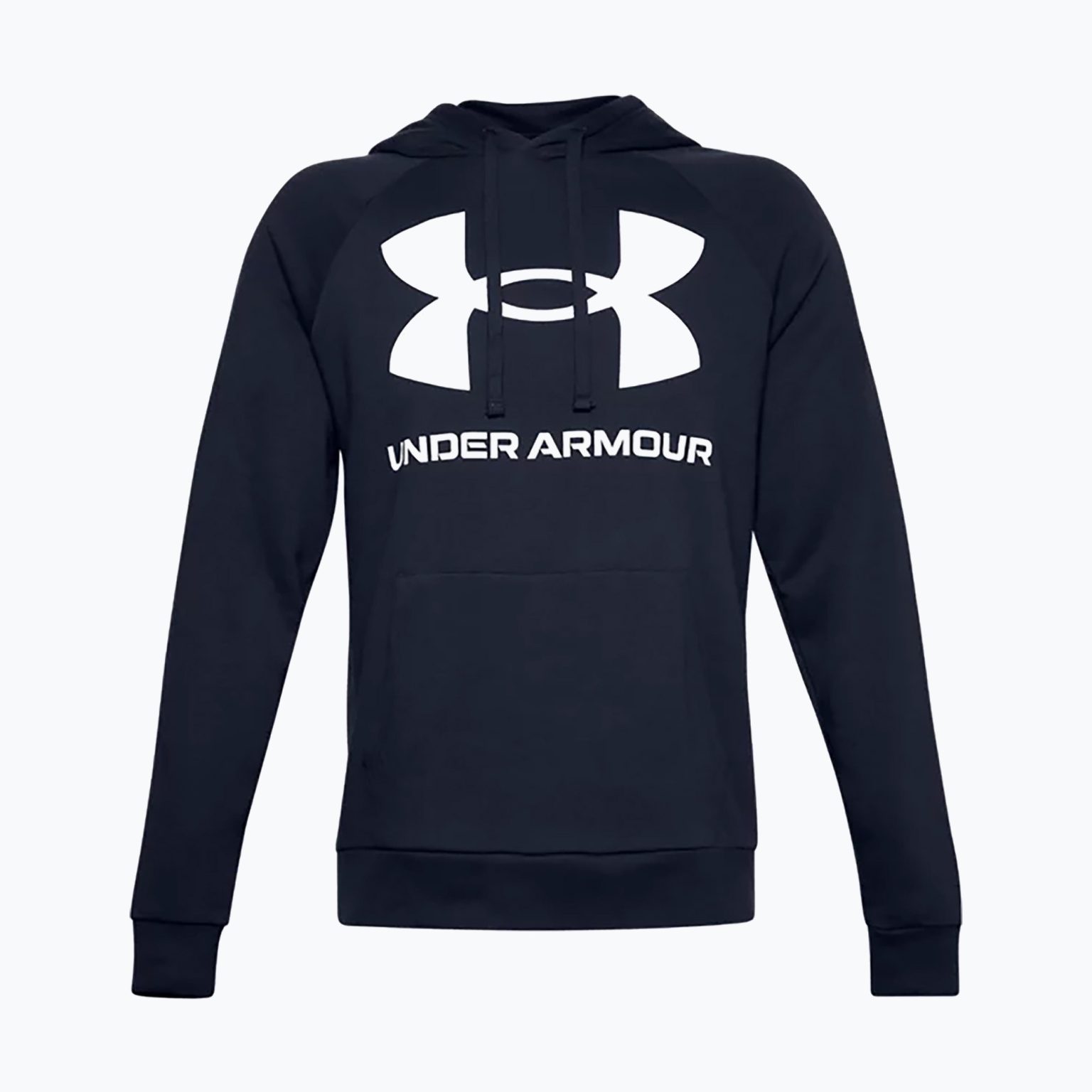 Under Armour мъжка блуза с качулка Rival Fleece Big Logo Hd тъмно синьо 1357093