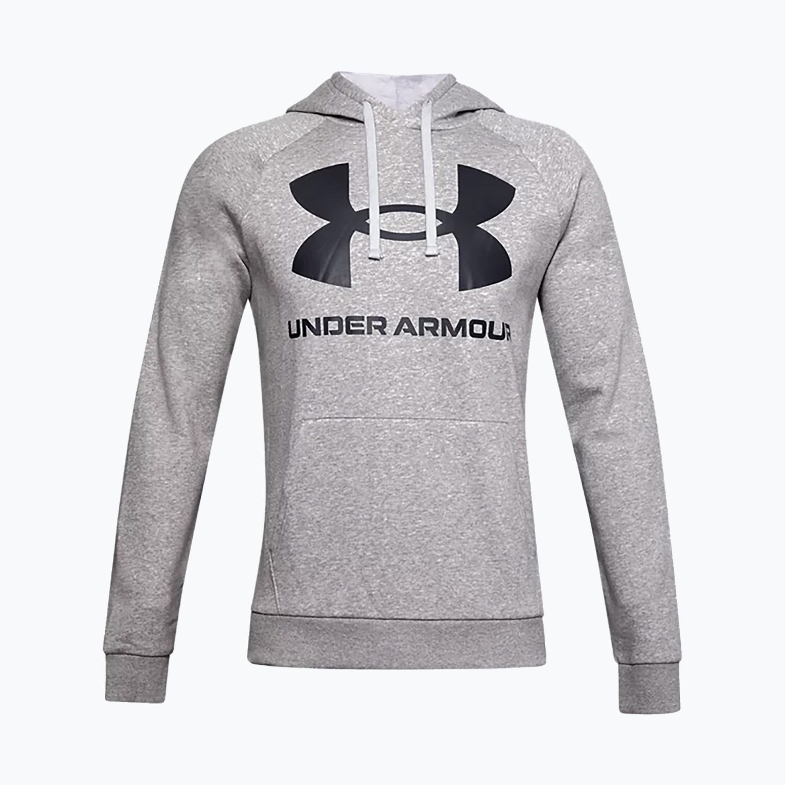 Under Armour мъжки суитшърт с качулка Rival Fleece Big Logo Hd сив 1357093