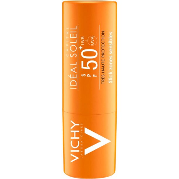 Vichy Capital Soleil Idéal Soleil стик за защита на чувствителни зони и устни SPF 50+ 9 гр.