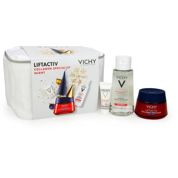 Vichy Liftactiv Collagen Specialist Night коледен подаръчен комплект