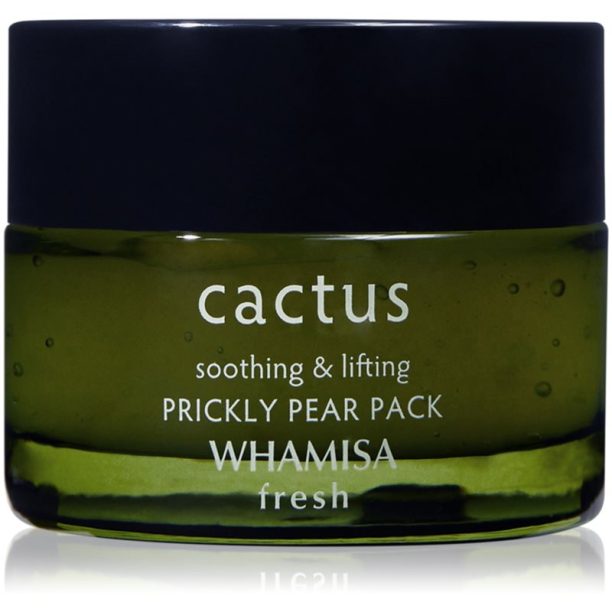 WHAMISA Cactus Prickly Pear Pack хидратираща гел маска интензивно възстановяване и разтягане на кожата 30 гр.