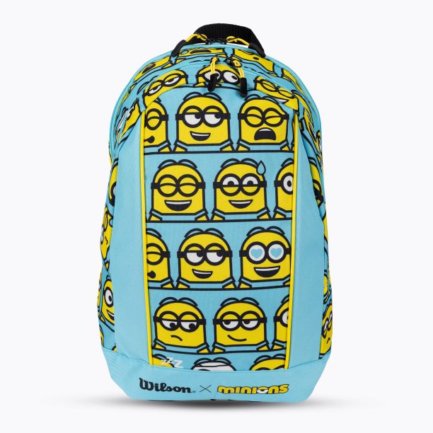 Wilson Minions 2.0 Team blue yellow black детска раница за тенис