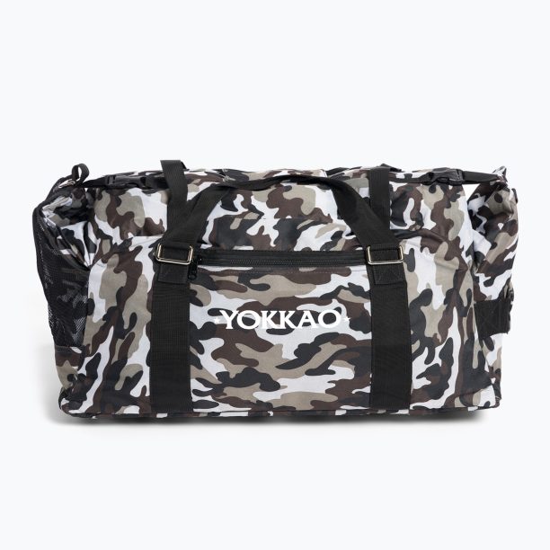 YOKKAO Кабриолетна спортна чанта Camo Grey/Black BAG-2-G