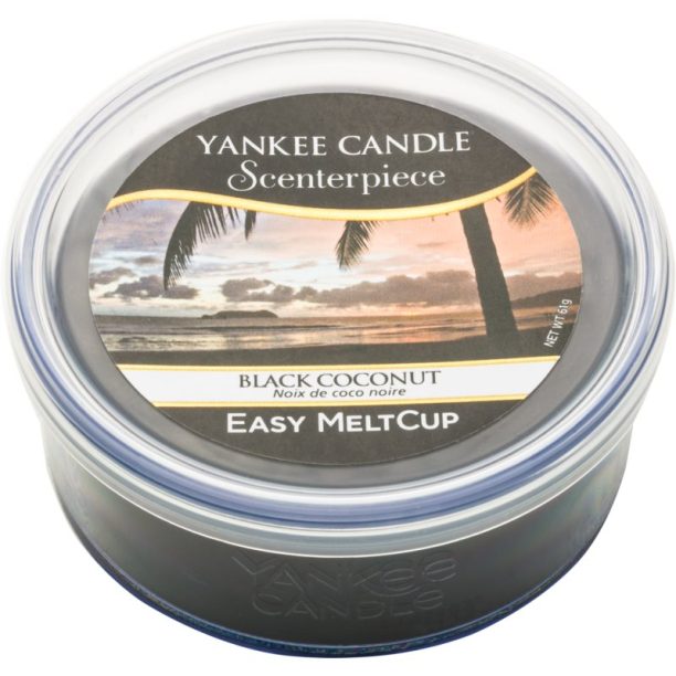 Yankee Candle Black Coconut восък за електрическа аромалампа 61 гр.