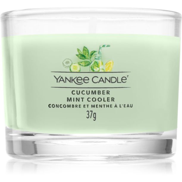 Yankee Candle Cucumber Mint Cooler вотивна свещ Signature 37 гр.