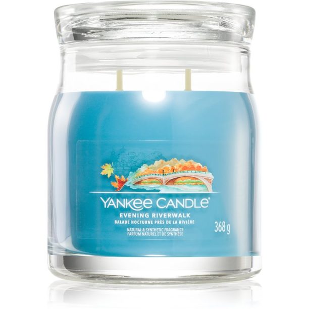 Yankee Candle Evening Riverwalk ароматна свещ Signature 368 гр.