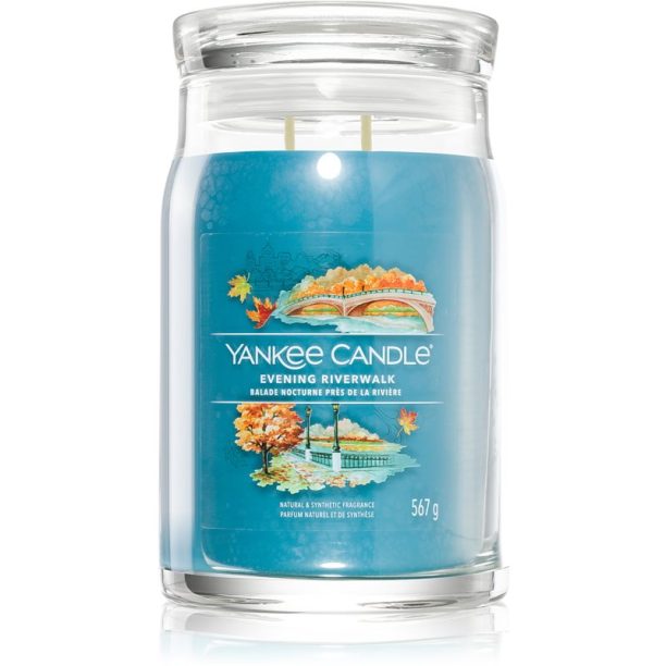 Yankee Candle Evening Riverwalk ароматна свещ Signature 567 гр.