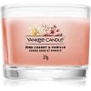 Yankee Candle Pink Cherry & Vanilla вотивна свещ glass 37 гр.