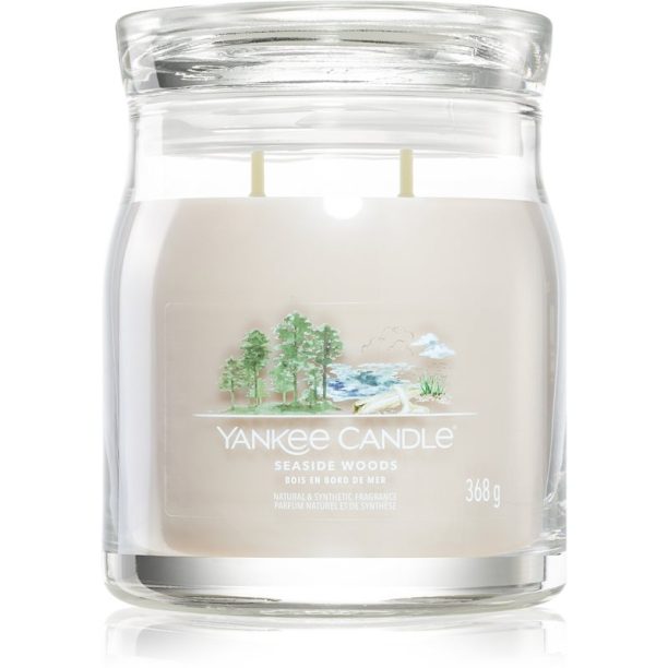 Yankee Candle Seaside Woods ароматна свещ Signature 368 гр.