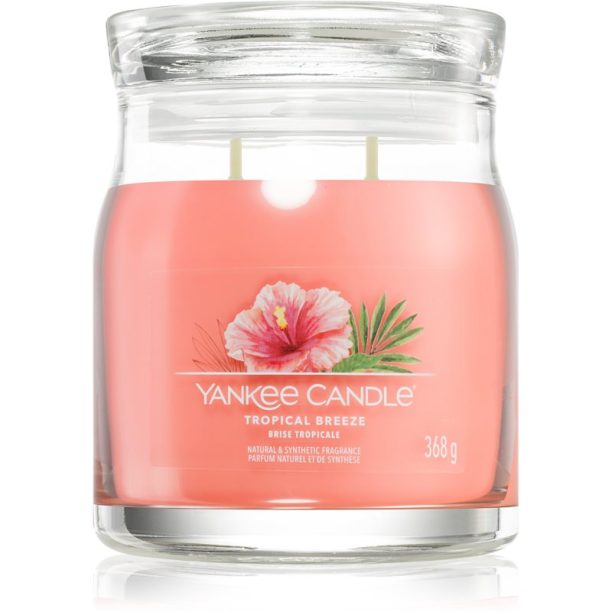 Yankee Candle Tropical Breeze ароматна свещ Signature 368 гр.