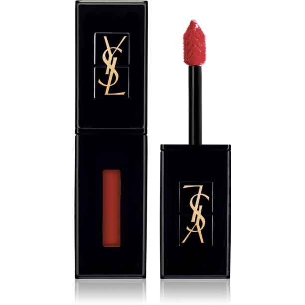 Yves Saint Laurent Vernis À Lèvres Vinyl Cream блясък за устни с кремообразна текстура цвят 416 Psychedelic Chili 5.5 мл. на ниска цена