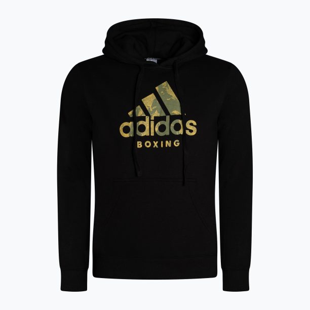 adidas качулка Boxing Лого тренировъчен суитшърт черен ADICLHD20B