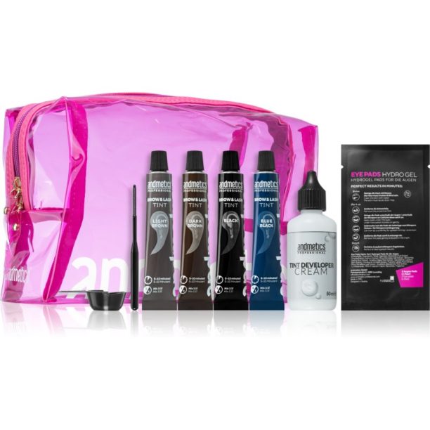 andmetics Tinting Starter Set комплект за вежди на ниска цена