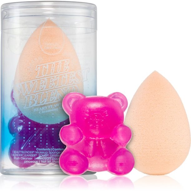 beautyblender® The Sweetest Blend Beary Flawless Cleansing Set комплект (за перфектен външен вид)