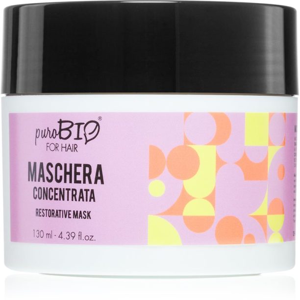 puroBIO Cosmetics Restorative Mask регенерираща маска за коса 130 мл.