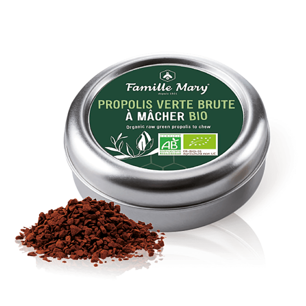 Био суров зелен прополис за дъвчене - Propolis Verte Brute À Màcher Bio