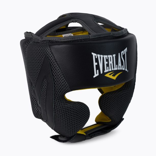 Боксова каска EVERLAST C3 Evercool Pro Premium Leather black EV3711