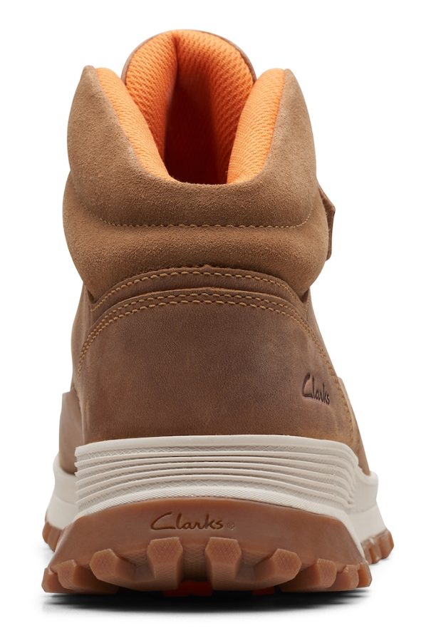 Боти ATL от набук и велур Clarks