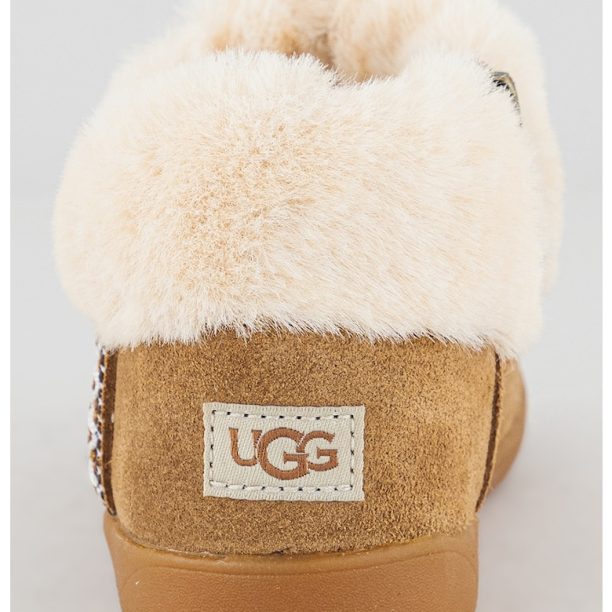 Боти от велур и еко пух UGG