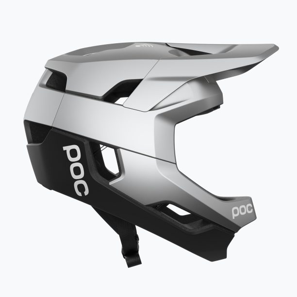 Велосипедна каска POC Otocon Race MIPS argentite silver/uranium black matt