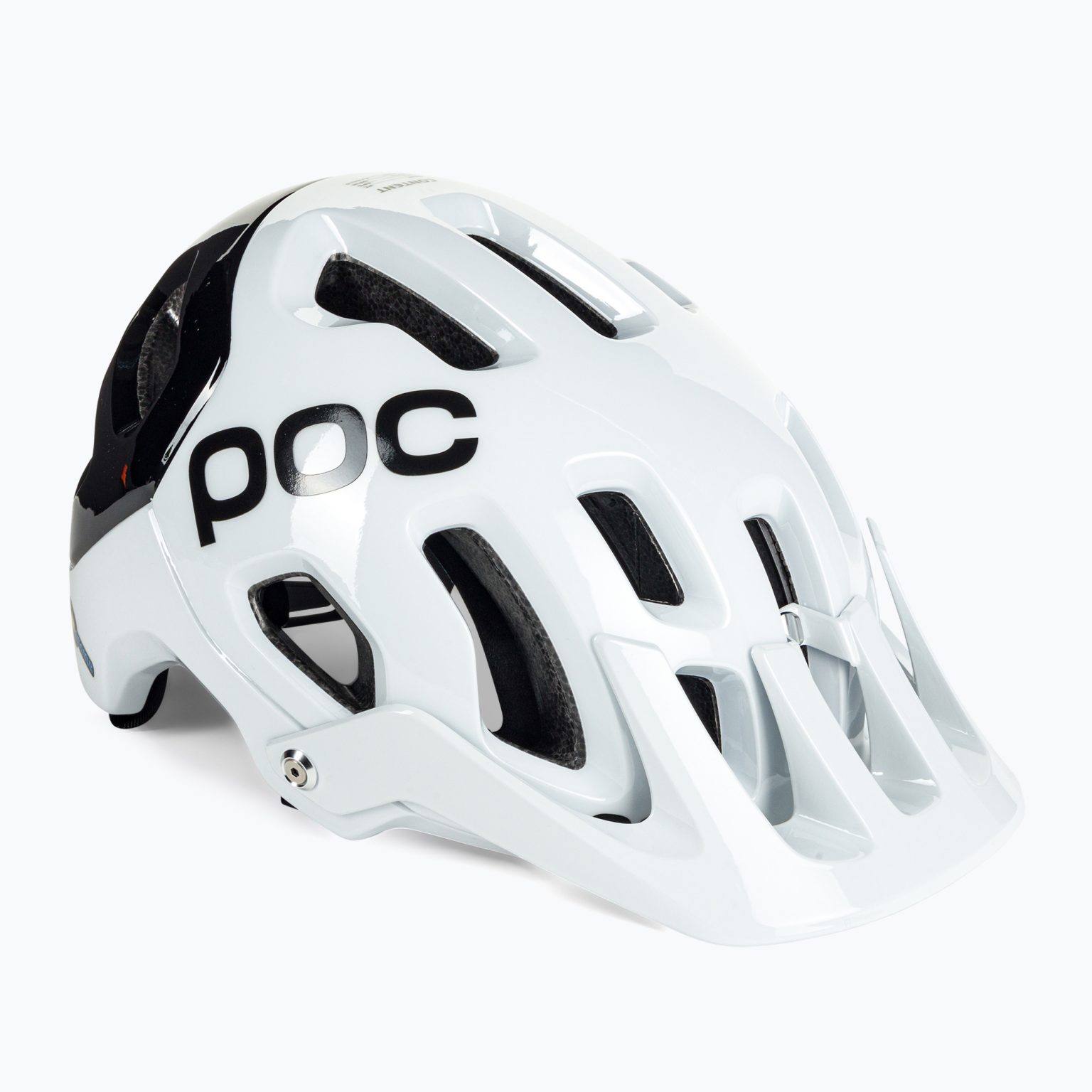 Велосипедна каска POC Tectal Race SPIN hydrogen white/uranium black